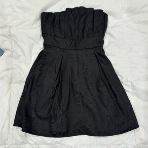 Camila Coelho Strapless Black Dress